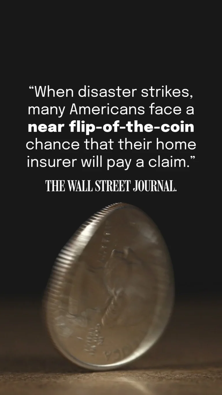 INSURANCE SHOULD BE BETTER THAN A COIN FLIP!

It’s primary eve in South Carolina.

Why aren’t candidates talking more about insurance?��

A new Wall Street Journal analysis found nearly HALF OF HOME INSURANCE CLAIMS END WITH $0 PAID.

Premiums are rising. Claims are being denied. Families are paying more and still wondering whether coverage will actually be there when they need it.