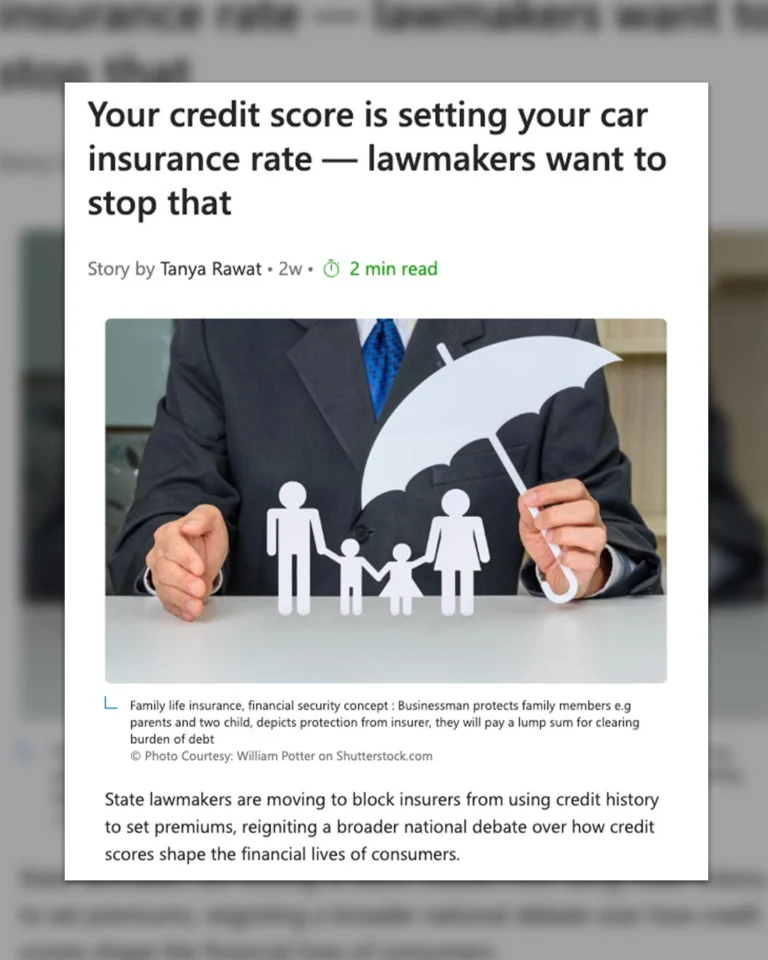 Your credit score should not decide whether you can afford insurance. 

Other states are pushing back against credit-based insurance scoring.

South Carolina needs to push back and Make Insurance Fair Again!

#InsuranceFairness #ConsumerProtection #ReformInsuranceNowSC #FairRates