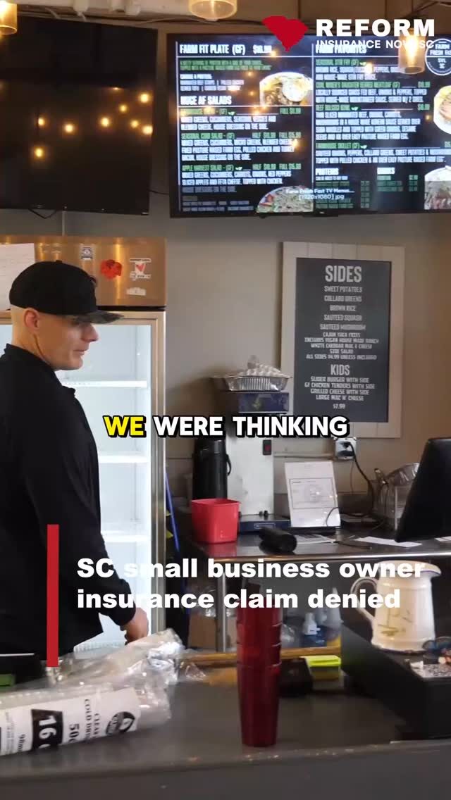 South Carolina's small businesses like @farm_fresh_fast pay their premiums. They shouldn't have to fight to get what they paid for. Protection should mean protection for all South Carolinians.