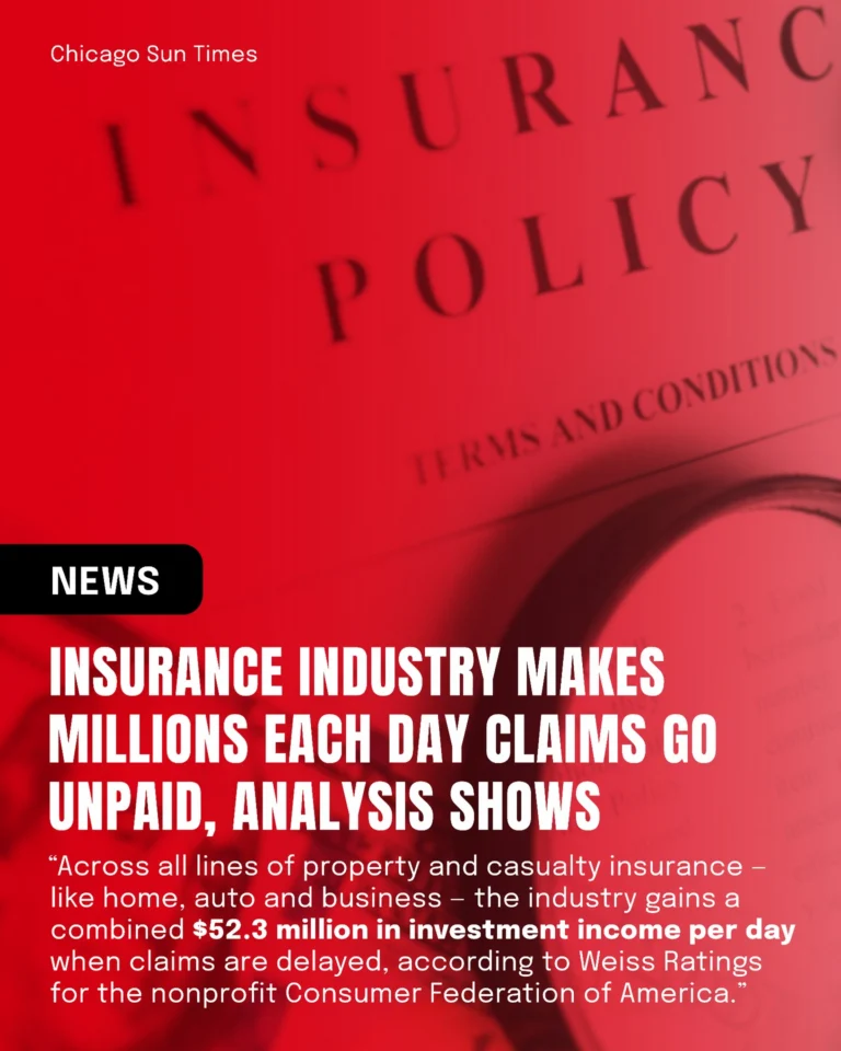 When insurance companies delay your claim, they keep earning money on the dollars they owe you. Meanwhile, South Carolinians are left juggling repair bills, rental cars, medical costs, and missed work.
Delay pays insurers. South Carolina families pay the price.

Read the full article at the link in our bio.