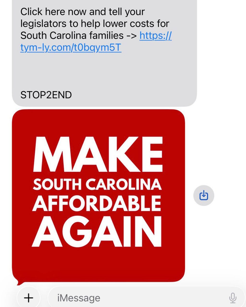 Are you tired of getting these spam text messages about “tort reform”? You should be. They want you to think this is a grassroots movement to help South Carolina families. It’s not. These spam texts are paid for by big business interests — including insurance, trucking and manufacturing groups — working through their “political strategists” to sell a corporate agenda to the public. 

The truth is, “tort reform” is just a polished slogan for rigging the rules for big corporations and their out-of-state insurance companies, so they can dodge accountability while our families get stuck with the bill. Don’t buy the spin. These spam texts are not grassroots — just big business pressure campaigns designed to increase profits and weaken accountability. And when accountability gets weaker, it’s families, children, consumers, and taxpayers who pay the price.
