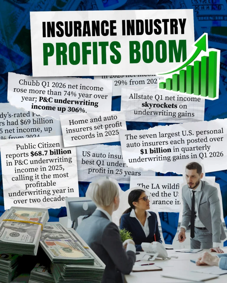 Big Insurance profits are BOOMING

South Carolina families need FAIR PREMIUMS, FAIR CLAIMS, and FEWER EXCUSES.
